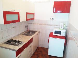 Kuchyň nebo kuchyňský kout v ubytování Apartments Carmen Vinisce