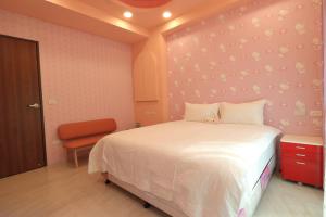 Voodi või voodid majutusasutuse Romantic B&B toas