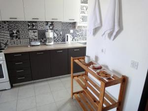 Kuchyňa alebo kuchynka v ubytovaní Polychrono Nikos Apartment