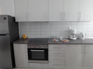 Kuchyňa alebo kuchynka v ubytovaní Polychrono Nikos Apartment