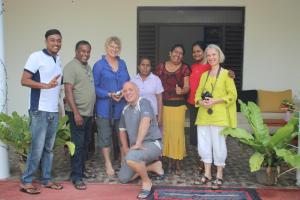 a group of people posing for a picture at Miheen Hotel & Resort - Anuradhapura in Mihintale