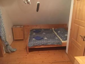 Postel nebo postele na pokoji v ubytování Chata Obšívanka