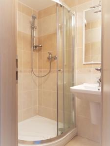 Koupelna v ubytování Apartmány Prima Nova Lake