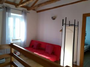 Posezení v ubytování Villa Mali San