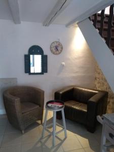 Posezení v ubytování Villa Mali San