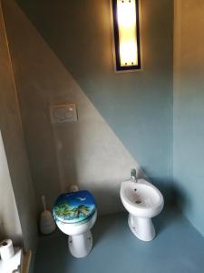 Koupelna v ubytování B&B L'Upupa
