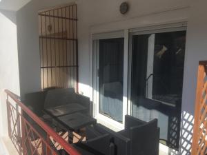 Balkón nebo terasa v ubytování Kriopigi efis and dimis 2