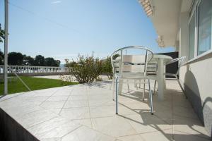 Balkón nebo terasa v ubytování Beach Studio Apartment Marija