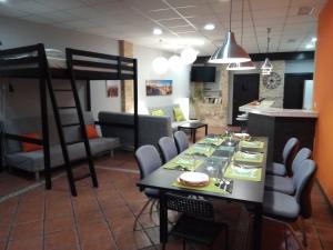 Reštaurácia alebo iné gastronomické zariadenie v ubytovaní Espai Loft Valencia