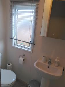 Koupelna v ubytování Honeydukes Holiday Lodge, Boat of Garten, Aviemore + 9 fotografií