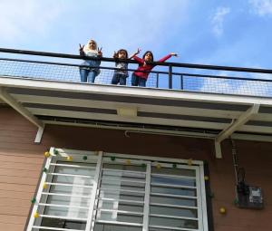 Majutusasutuse Jeram Tiny House külastajad