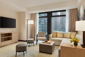 TV a/nebo společenská místnost v ubytování Hyatt Place Chengdu Pebble Walk
