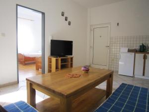 Televízia a/alebo spoločenská miestnosť v ubytovaní Apartments Milic