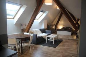 Posezení v ubytování Chambres Privatives Chez l'Habitant