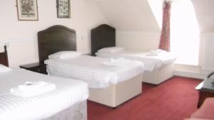 Katil atau katil-katil dalam bilik di Patten Arms Hotel