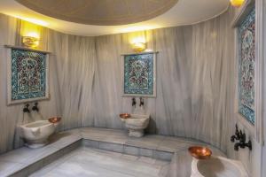 Koupelna v ubytování Hotel Yasmak Sultan