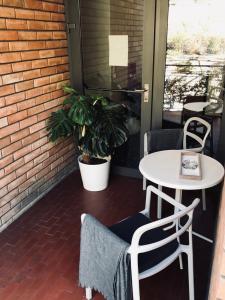 Rõdu või terrass majutusasutuses Hotel Cereda