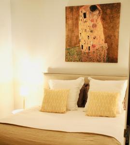 Postel nebo postele na pokoji v ubytování Esprit Bordelais