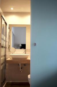 Koupelna v ubytování Hostal Jakiton