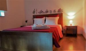 Кровать или кровати в номере Casa da Portela