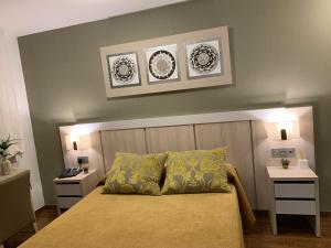 
Cama o camas de una habitación en Hotel Herreros
