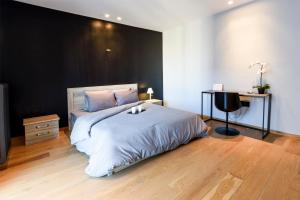 Postel nebo postele na pokoji v ubytování Acropolis Dream Apartment