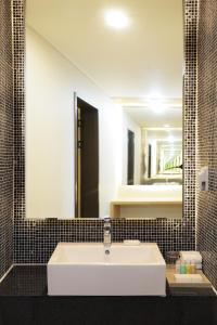 Koupelna v ubytování Hotel Shalom Jeju