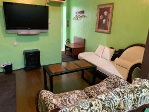 TV a/nebo společenská místnost v ubytování Guest House Koza Gate2