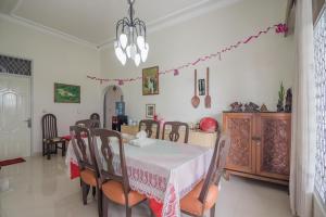 Dining area in a vendégházakat