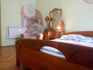 Posteľ alebo postele v izbe v ubytovaní Flat on Sheptytskykh
