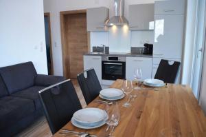 Kuchnia lub aneks kuchenny w obiekcie Zugspitzappartements
