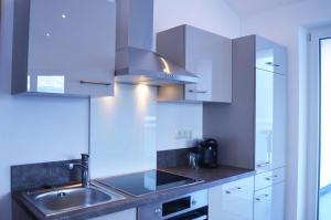 Kuchnia lub aneks kuchenny w obiekcie Zugspitzappartements