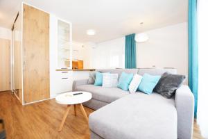 Kuchnia lub aneks kuchenny w obiekcie Apartamenty Bałtycka6