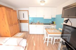 Kuchyňa alebo kuchynka v ubytovaní Apartament Malta Poznań