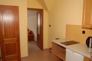 Kuchyňa alebo kuchynka v ubytovaní Apartmány Florian