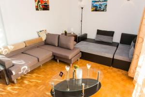 Posezení v ubytování Lianos Apartments Business Class A