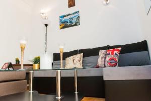 Posezení v ubytování Lianos Apartments Business Class A
