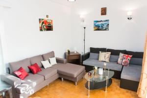 Posezení v ubytování Lianos Apartments Business Class A