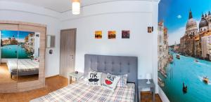 Postel nebo postele na pokoji v ubytování Lianos Apartments Business Class A