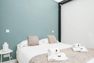 En eller flere senger på et rom på Design Loft near Montmartre
