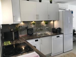 Küche/Küchenzeile in der Unterkunft Isla Verde Apartment