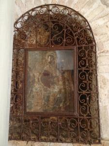スポレートにあるNon ditelo al Duca - Lo Spagnaの壁掛けの人物像