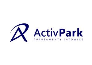 a logo for a activity parkarma keratect at ActivPark Apartments in Katowice