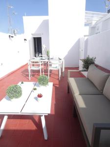 Posezení v ubytování Atico Terraza Cadiz Centro Ascensor Playa de la Caleta