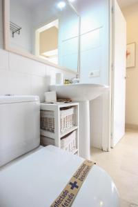 A kitchen or kitchenette at Apartamento Centro San Luis