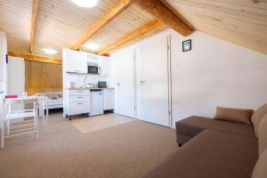 Kuchyň nebo kuchyňský kout v ubytování Apartments and Rooms Banić