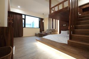 Postel nebo postele na pokoji v ubytování Pin House