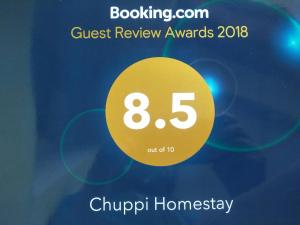 Certifikát, hodnocení, plakát nebo jiný dokument vystavený v ubytování Chuppi Homestay