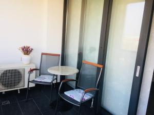 Posezení v ubytování Nova Galerija Studio Vita i Apartman Sara -parking in garage