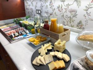 Opciones de desayuno disponibles en Oca Villa de Avilés Hotel